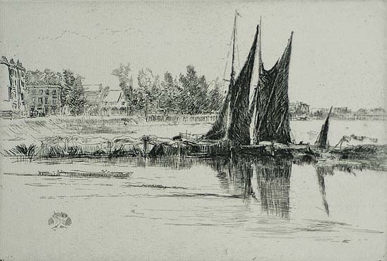 Hurlingham - JAMES A. MCNEILL WHISTLER - etching