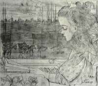The Artist's Daughter (Charley) by the Window -  TOOROP