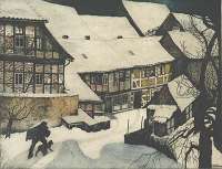 A Village Covered in Snow -  LANGASKENS