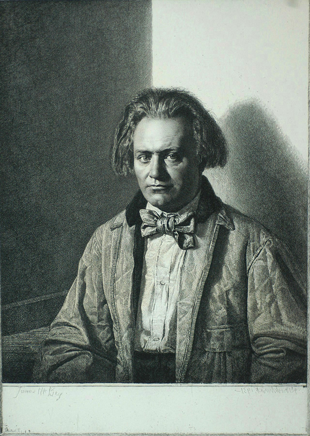 James McBey - GERALD BROCKHURST - etching