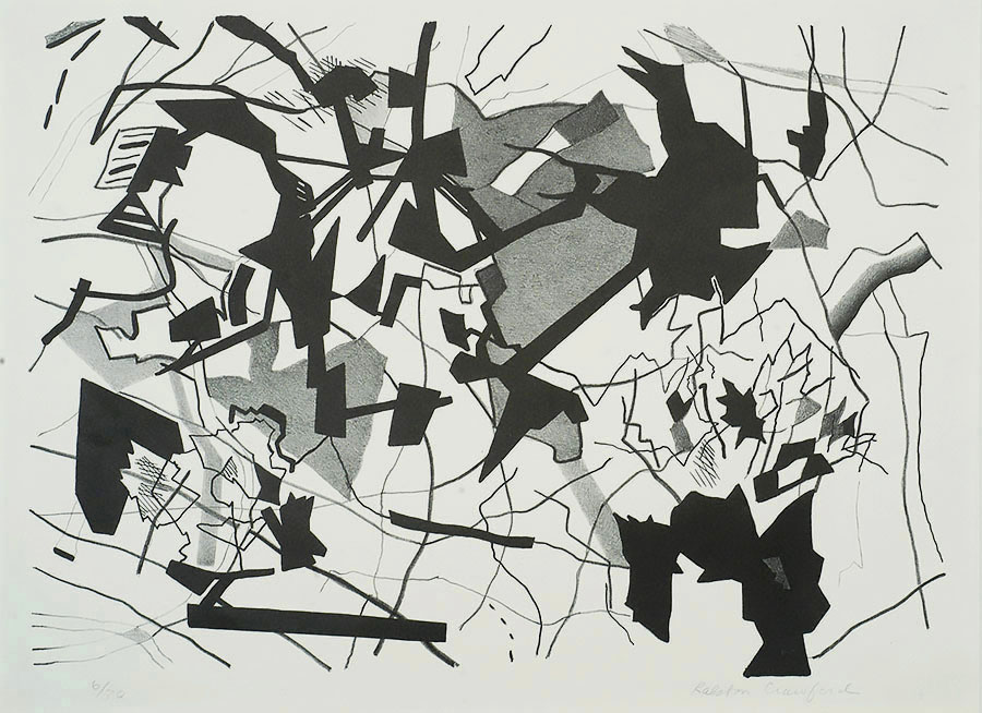 Crack-Up - RALSTON  CRAWFORD - lithograph