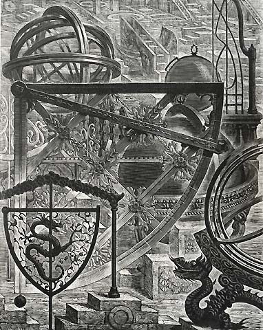 Architecture and Nostalgia, #8 - VICTOR DELHEZ - wood engraving