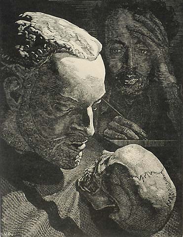 Untitled - VICTOR DELHEZ - wood engraving