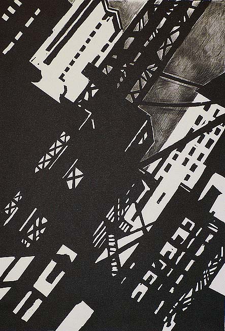 Manhattan Construction - MARK FREEMAN - lithograph