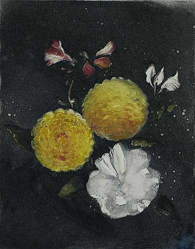 Floral Study - JOSEPH GOLDYNE - monotype