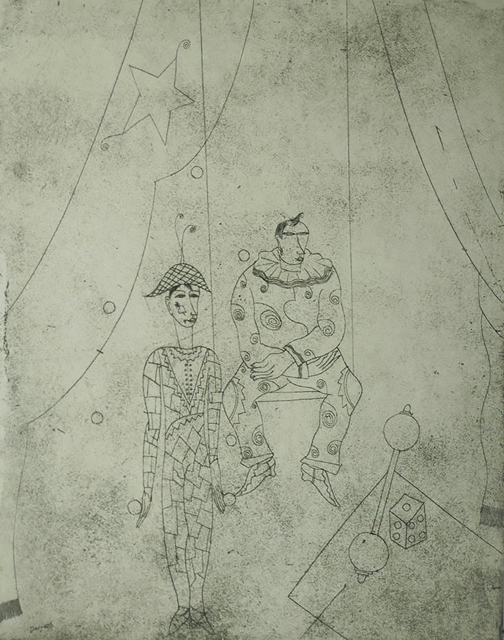 Scène de Cirque (Circus Scene) - FLORIS JESPERS - etching