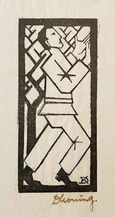 Ecstasy (Extase) - DIRK KONING - woodcut