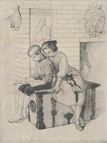 The Picture Book - CARL LARSSON - Etching