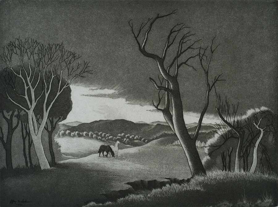 September Symphony - JAY MCVICKER - etching with aquatint