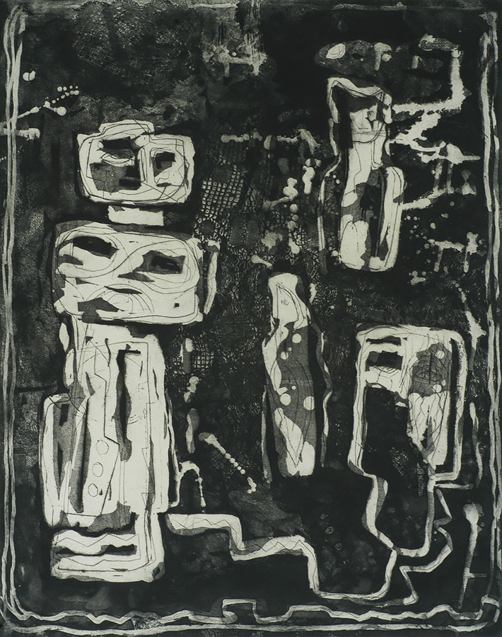 Solid Reflections - LOUISE NEVELSON - etching, engraving, aquatint and soft ground