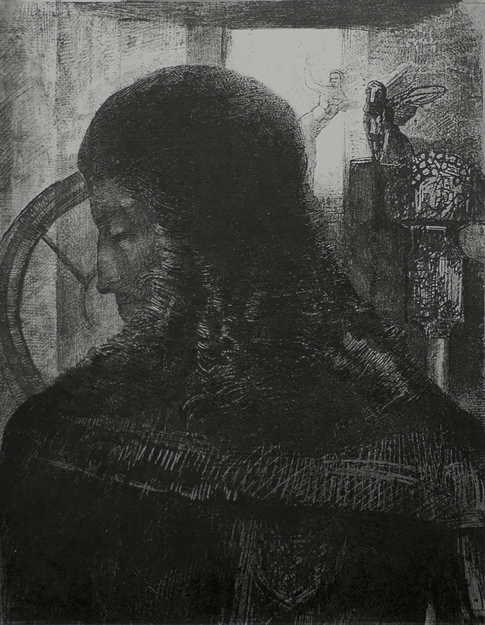 Vieux Chevalier (Old Knight) - ODILON REDON - lithograph