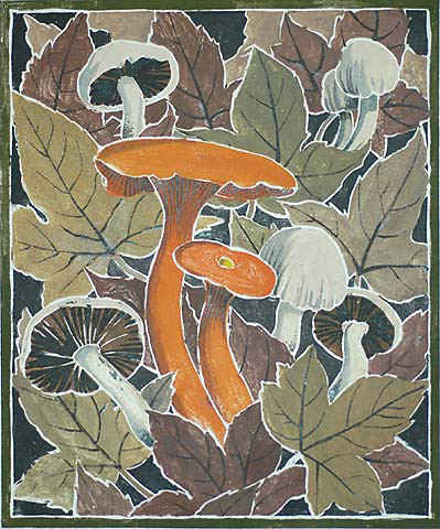 Autumn Fantasy - WILLIAM S. RICE - woodcut