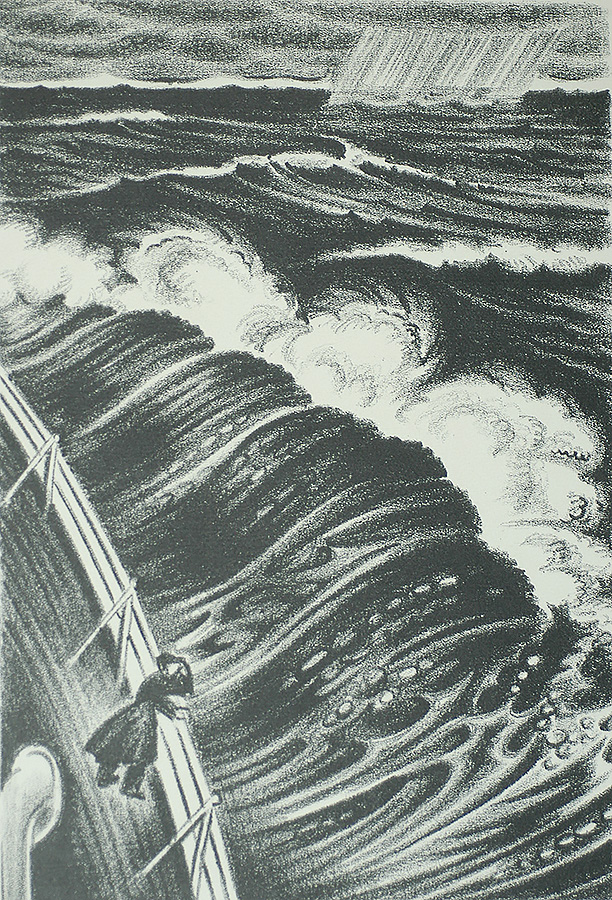 Atlantic - ARNOLD RONNEBECK - lithograph