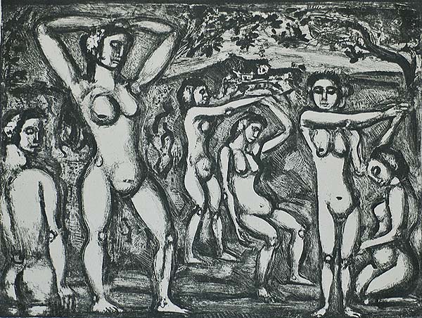Automne - GEORGES ROUAULT - lithograph