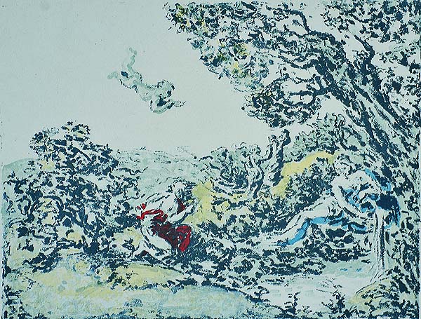 La Source - KER XAVIER ROUSSEL - lithograph printed in colors