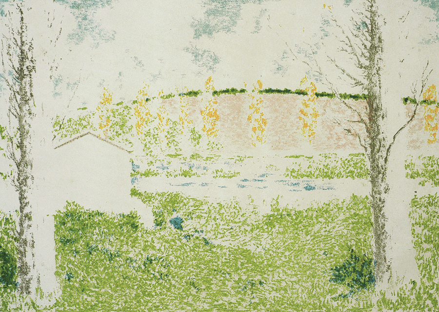 Landscape with House (Paysage avec Maison) - KER XAVIER ROUSSEL - lithograph printed in colors