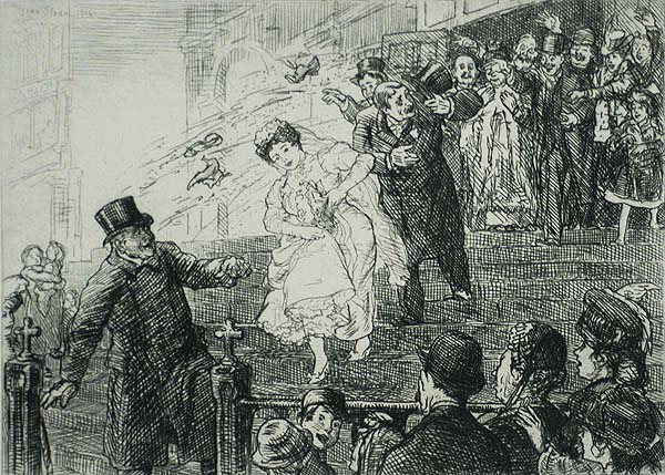The Little Bride - JOHN SLOAN - etching