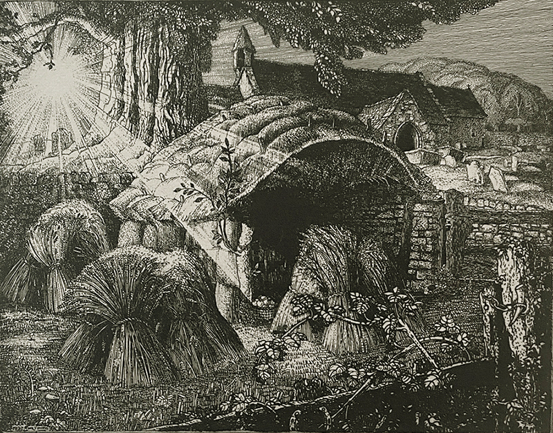 Martin's Hovel - ROBIN TANNER - etching