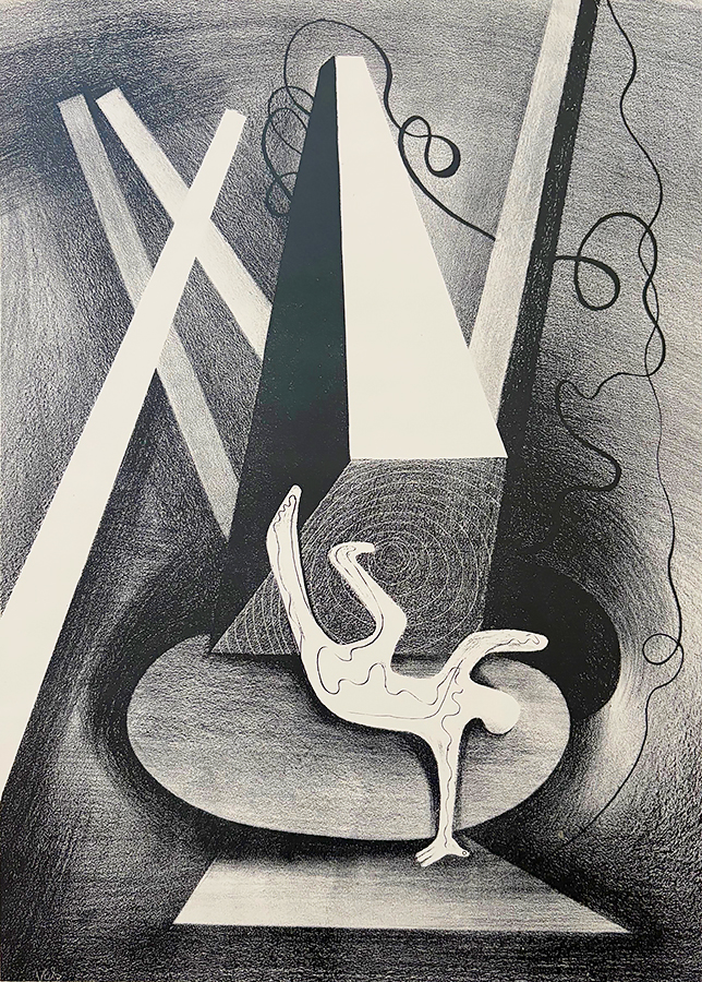 Industrial Accident - HERMAN VOLZ - lithograph
