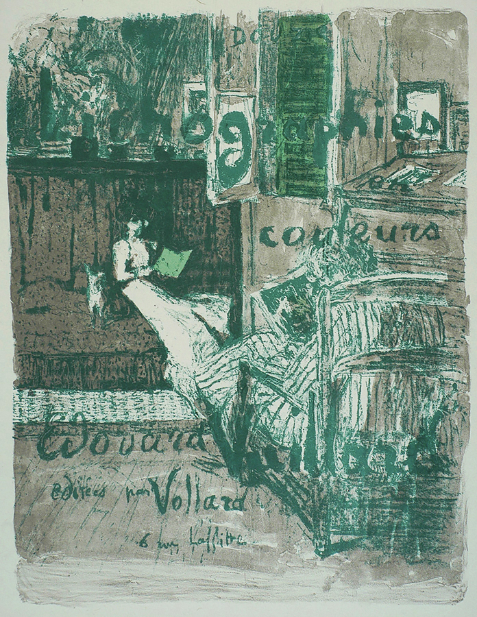 Album Cover for Paysages et Intérieurs - EDOUARD VUILLARD - lithograph printed in colors
