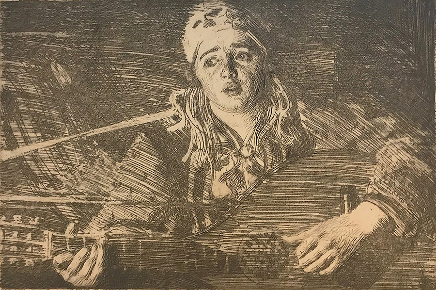 Ols Maria - ANDERS ZORN - etching