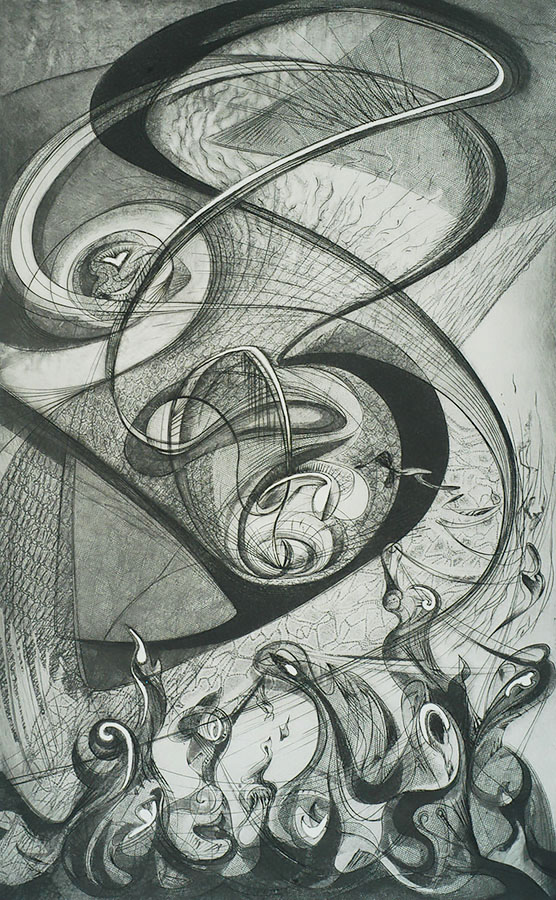 Transubstantiation - LETTERIO CALAPAI - etching and aquatint