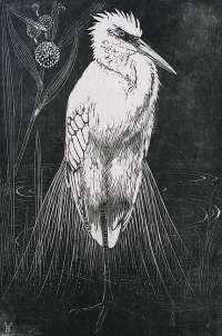 Silver Heron (Zilverreiger) -  VERSTIJNEN