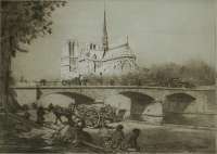 L'Abside de Notre Dame de Paris -  CHAHINE