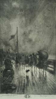 Un Debarquement en Angleterre (Disembarking in England) - FELIX BUHOT