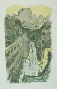 Street Scene from Above (Rue Vue d'en Haut) -  BONNARD