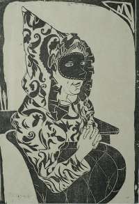 Masked Woman with a Cape (Gemaskerde vrouw met cape) -  MESQUITA