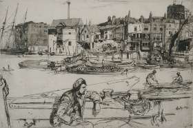 Black Lion Wharf - JAMES A. MCNEILL WHISTLER