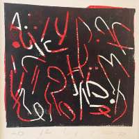 Abstraction in Red and Black - JORDENS