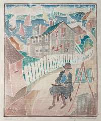 The Artist (Self Portrait) (Provincetown) - MULLINEUX