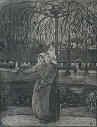 Two Huizen Women by a Pond (Huizer Meisjes bij een Vijver) -  HOLST